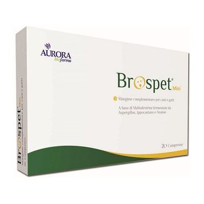 Aurora Biofarma Brospet Mini Integratore - 20 Compresse Aurora Biofarma Brospet Mini Integratore - 20 Compresse