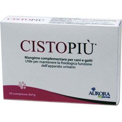 Aurora Biofarma Cistopiù Supporto Urinario Cani Gatti 30 Compresse Aurora Biofarma Cistopiù Supporto Urinario Cani Gatti 30 Compresse