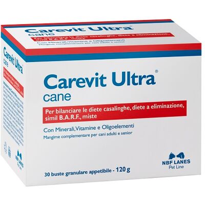 N.B.F. Lanes Srl Carevit Ultra Cane - Integratore per cani senza cereali N.B.F. Lanes Srl Carevit Ultra Cane - Integratore per cani senza cereali
