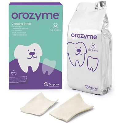 Ecuphar Italia Srl Orozyme Canine - Bastoncini enzimatici per cani di taglia media Ecuphar Italia Srl Orozyme Canine - Bastoncini enzimatici per cani di taglia media