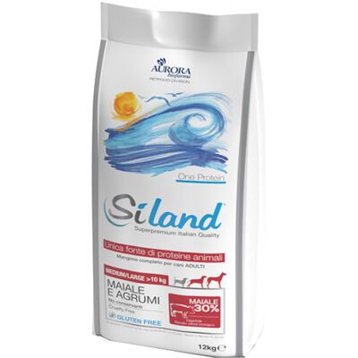Aurora Biofarma Siland - Dieta Cane Medium/Large Maiale Agrumi 12kg - Nutrizione Equilibrata Aurora Biofarma Siland - Dieta Cane Medium/Large Maiale Agrumi 12kg - Nutrizione Equilibrata