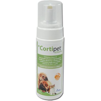Aurora Biofarma Cortipet Schiuma - Cura della pelle per cani e gatti Aurora Biofarma Cortipet Schiuma - Cura della pelle per cani e gatti