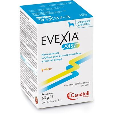 Candioli Evexia Fast Integratore - Supporto per la salute articolare dei cani Candioli Evexia Fast Integratore - Supporto per la salute articolare dei cani