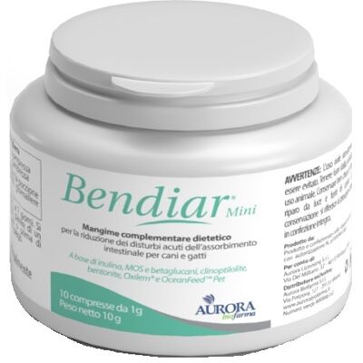AURORA BIOFARMA Bendiar Mini 10 - Supporto digestivo per cani e gatti AURORA BIOFARMA Bendiar Mini 10 - Supporto digestivo per cani e gatti