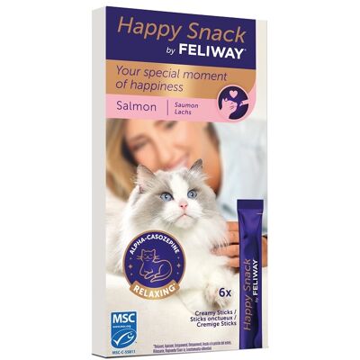 CEVA SALUTE ANIMALE SPA V FELIWAY HAPPY SNACK SALM 6STK CEVA SALUTE ANIMALE SPA V FELIWAY HAPPY SNACK SALM 6STK