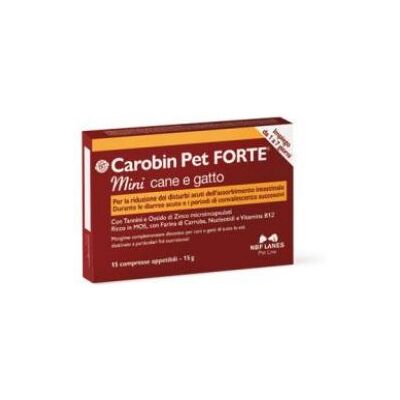 N.B.F. LANES SRL CAROBIN PET FORTE MINI 15CPR N.B.F. LANES SRL CAROBIN PET FORTE MINI 15CPR