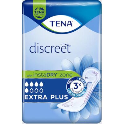 Assorbenti Incontinenza Tena Discreet Extra Plus - 16 pezzi Assorbenti Incontinenza Tena Discreet Extra Plus - 16 pezzi