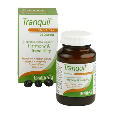 Health Aid Tranquil - Estratto di Erbe Selvatiche - 30 Capsule Health Aid Tranquil - Estratto di Erbe Selvatiche - 30 Capsule