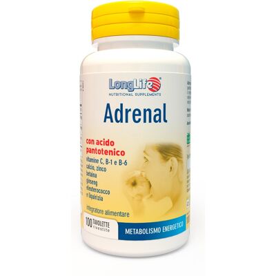 Longlife Adrenal - Integratore di Vitamine e Minerali - 100 Compresse Longlife Adrenal - Integratore di Vitamine e Minerali - 100 Compresse