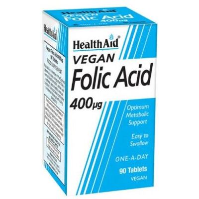 Healthaid Acido folico 400μg (90tabs) Healthaid Acido folico 400μg (90tabs)