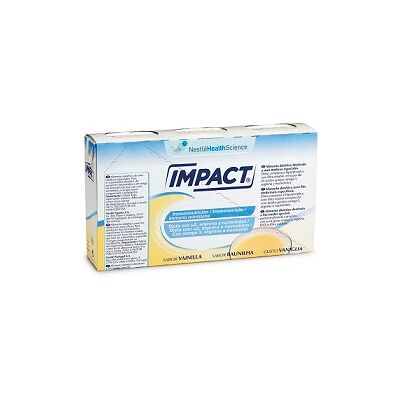 Nestlé Impact Oral Vaniglia - Integratore Nutrizionale - 3x237ml Nestlé Impact Oral Vaniglia - Integratore Nutrizionale - 3x237ml