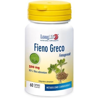 Longlife Fieno Greco 500mg - Integratore Alimentare Longlife Fieno Greco 500mg - Integratore Alimentare