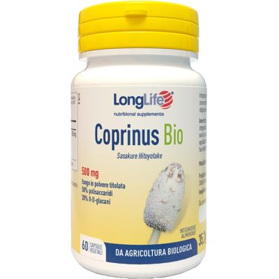 Longlife Coprinus Bio - Integratore di funghi biologici per il controllo del peso Longlife Coprinus Bio - Integratore di funghi biologici per il controllo del peso