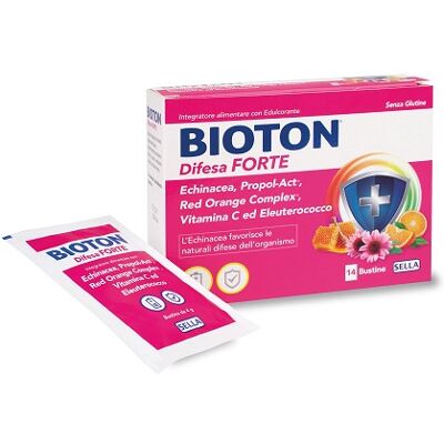 Sella Bioton Difesa Forte - Supporto Immunità - 14 Bustine Sella Bioton Difesa Forte - Supporto Immunità - 14 Bustine