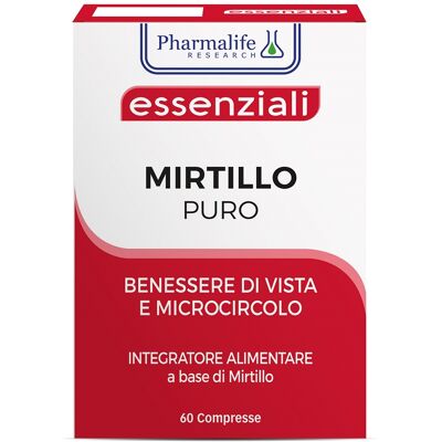 Pharmalife Research Srl Mirtillo Puro 60 Compresse - Integratore alimentare Pharmalife Research Srl Mirtillo Puro 60 Compresse - Integratore alimentare