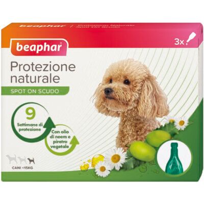 Beaphar Olio di Neem Naturale Spot On per Cani Piccoli - 3 Pipette Beaphar Olio di Neem Naturale Spot On per Cani Piccoli - 3 Pipette