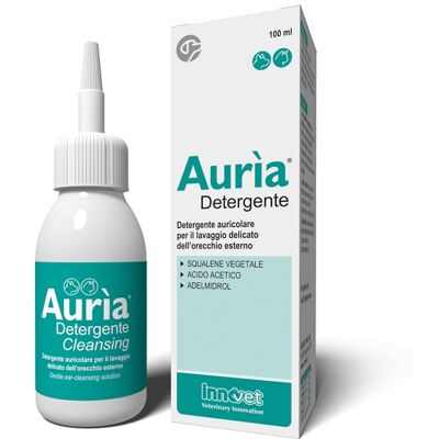 Innovet Italia Srl Auria Detergente Auricolare - Sensibile, 100ml Innovet Italia Srl Auria Detergente Auricolare - Sensibile, 100ml