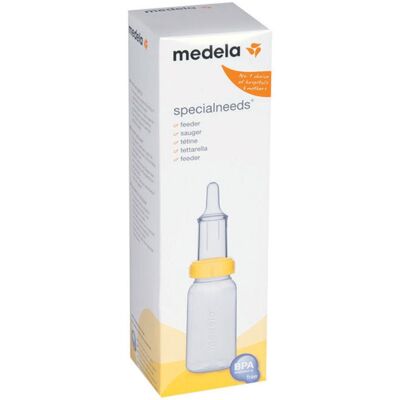 Bottiglia SpecialNeeds Medela - Bottiglia, 150 ml, Alimentatore Speciale Bottiglia SpecialNeeds Medela - Bottiglia, 150 ml, Alimentatore Speciale