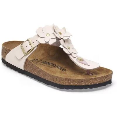PIANINFRAD BIRKENSTOCK GIZEH FLOWERS LIGHT ROSE NATURAL LEATHER 41 PIANINFRAD BIRKENSTOCK GIZEH FLOWERS LIGHT ROSE NATURAL LEATHER 41