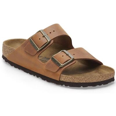 Pianelle Birkenstock Arizona pelle oliata cognac - misura 42 Pianelle Birkenstock Arizona pelle oliata cognac - misura 42