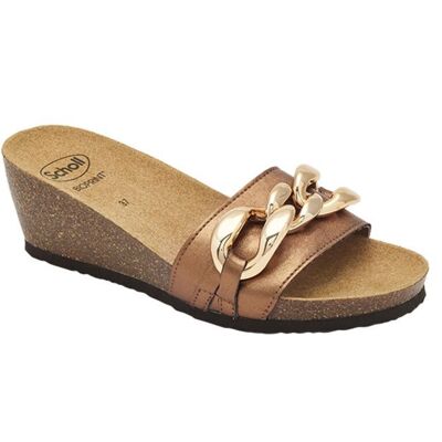 Ravello ciabatta donna - Scholl - colore Bronze - numero 40 Ravello ciabatta donna - Scholl - colore Bronze - numero 40