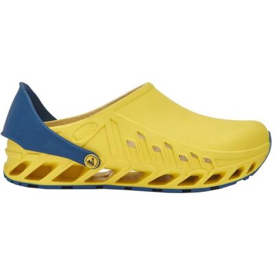 Scholl Evoflex Giallo/Blu Navy - Calzature Scholl Evoflex Giallo/Blu Navy - Calzature