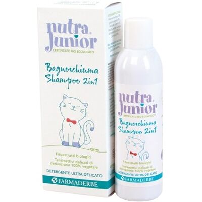 Farmaderbe Nutra junion - Gel doccia e shampoo delicato per bambini - 2 in 1 Farmaderbe Nutra junion - Gel doccia e shampoo delicato per bambini - 2 in 1