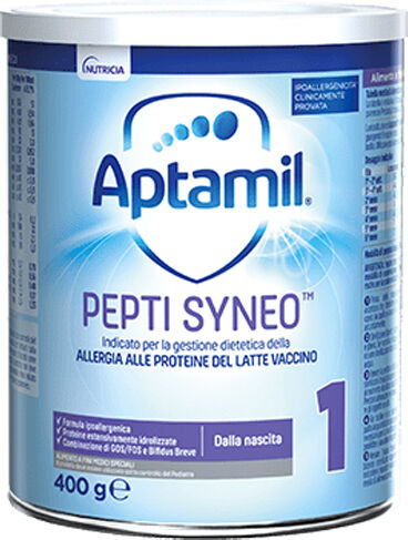 DANONE NUTRICIA SpA SOC.BEN. Aptamil Pepti Syneo 1 Latte in Polvere 400 grammi 1 DANONE NUTRICIA SpA SOC.BEN. Aptamil Pepti Syneo 1 Latte in Polvere 400 grammi