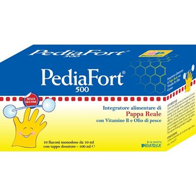 Pediatrica SRL Pediafort 500 - Vitamina B, Olio di Pesce, 10ml Pediatrica SRL Pediafort 500 - Vitamina B, Olio di Pesce, 10ml