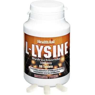 Health Aid L-Lisina 500mg Compresse - Integratore alimentare Health Aid L-Lisina 500mg Compresse - Integratore alimentare
