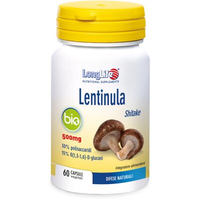 Longlife Lentinula Bio 500mg - Integratore immunitario Longlife Lentinula Bio 500mg - Integratore immunitario