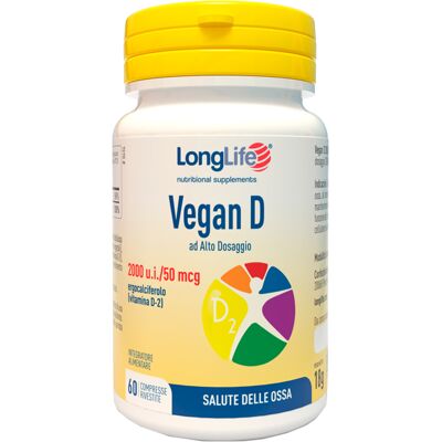 LONGLIFE Srl LONGLIFE VEGAN D 60CPR LONGLIFE Srl LONGLIFE VEGAN D 60CPR