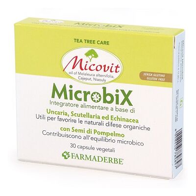 Farmaderbe Micovit Microbix - Integratore Immunità - 30 Capsule Farmaderbe Micovit Microbix - Integratore Immunità - 30 Capsule
