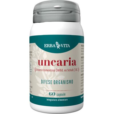 Erba Vita Uncaria Tomentosa - Supporto immunitario - 60 Capsule Erba Vita Uncaria Tomentosa - Supporto immunitario - 60 Capsule