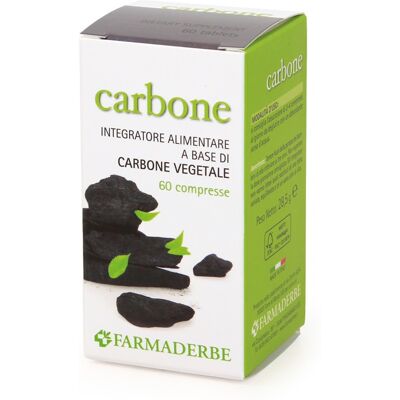 Farmaderbe Carbone Vegetale 60 Compresse - Integratore alimentare Farmaderbe Carbone Vegetale 60 Compresse - Integratore alimentare