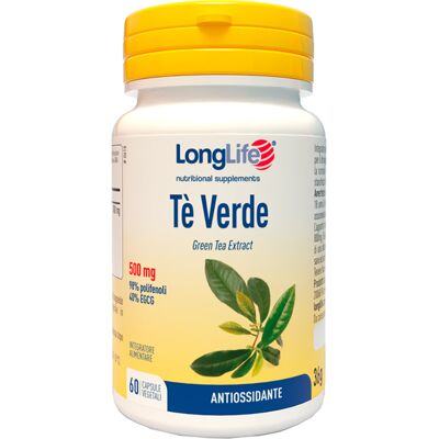 Tè Verde Longlife 500mg Integratore - Integratore Alimentare Tè Verde Longlife 500mg Integratore - Integratore Alimentare