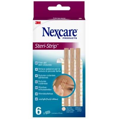 Solventum Italy Srl 3M Steri Strip - Nastro per sutura cutanea - 6x75mm Solventum Italy Srl 3M Steri Strip - Nastro per sutura cutanea - 6x75mm