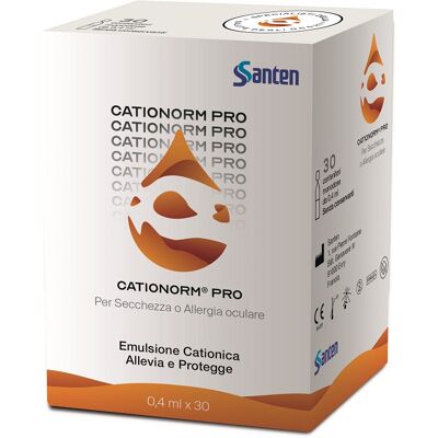 SANTEN ITALY Srl CATIONORM PRO UD 30X0,4ML SANTEN ITALY Srl CATIONORM PRO UD 30X0,4ML