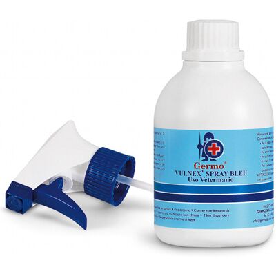 Germo Spa Vulnex Spray Blu Disinfettante Veterinario 250ml - Cura Animali Germo Spa Vulnex Spray Blu Disinfettante Veterinario 250ml - Cura Animali