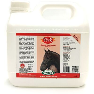 F.A.ZOO GREEN ENERGY Srl OLIO VIVO CAVALLI OS 3LT F.A.ZOO GREEN ENERGY Srl OLIO VIVO CAVALLI OS 3LT