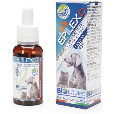Amicafarmacia Epilexb Integratore Calmante Liquido per Cani e Gatti - 30ml Amicafarmacia Epilexb Integratore Calmante Liquido per Cani e Gatti - 30ml