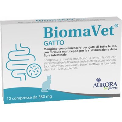 AURORA BIOFARMA Srl BIOMAVET GATTO 380MG 12 CPR AURORA BIOFARMA Srl BIOMAVET GATTO 380MG 12 CPR