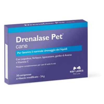 N.B.F. LANES Srl DRENALASE PET 20 CANE 20CPR N.B.F. LANES Srl DRENALASE PET 20 CANE 20CPR