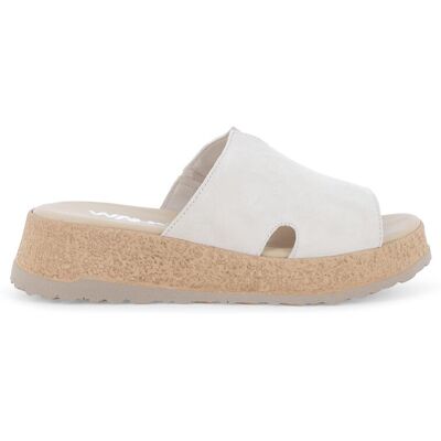 Melluso Ciabatta sportiva con zeppa platform in camoscio beige crema 019288 35 Melluso Ciabatta sportiva con zeppa platform in camoscio beige crema 019288 35