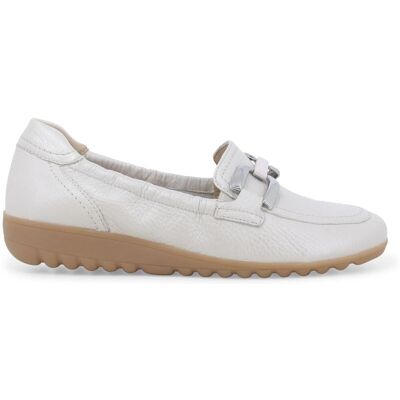 Melluso Mocassino comfort in pelle chiara con fibbia k60109bk 40 Melluso Mocassino comfort in pelle chiara con fibbia k60109bk 40