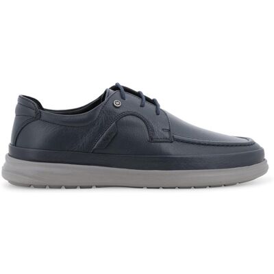 Melluso Scarpa casual uomo in pelle blu navy stile derby u56070 41 Melluso Scarpa casual uomo in pelle blu navy stile derby u56070 41