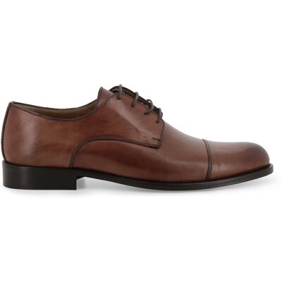 Melluso Scarpa derby cap toe in pelle cuoio anticato eleganza business casual 43.5 Melluso Scarpa derby cap toe in pelle cuoio anticato eleganza business casual 43.5