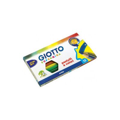 Giotto - Pastelli Giotto Supermina Da 12 Pezzi Giotto - Pastelli Giotto Supermina Da 12 Pezzi