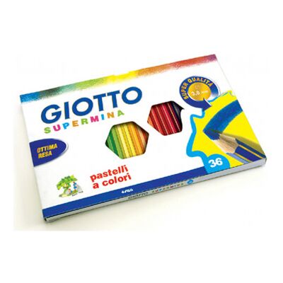 Giotto - Pastelli Giotto Supermina Da 36 Pezzi Giotto - Pastelli Giotto Supermina Da 36 Pezzi