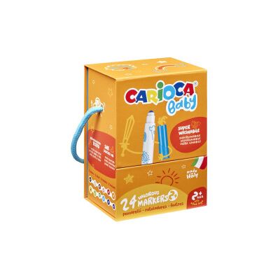 Carioca - Pennarelli Baby Marker 2+ 24pz Carioca - Pennarelli Baby Marker 2+ 24pz